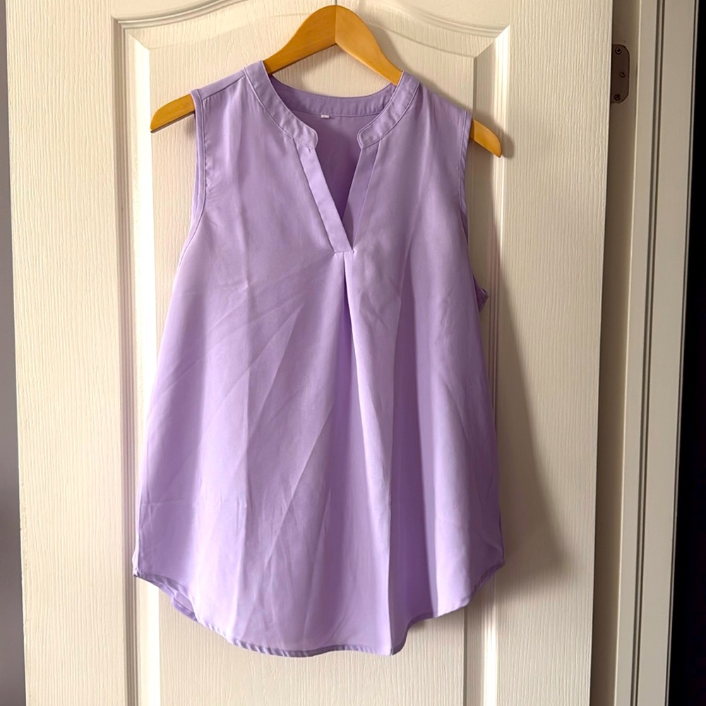 Lavender Sleeveless Women's Tunic